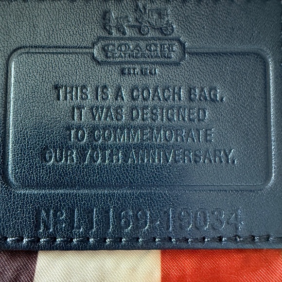 COACH WILLIS LEGACY 70th ANNIVERSARY SIGNATURE CROSSBODY #19034, VGUC - Picture 3 of 16